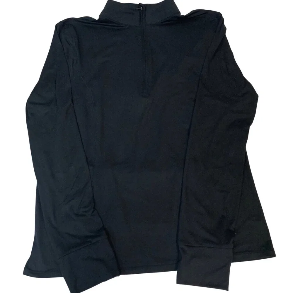 Fabletics Womens Half-Zip Phoenix Black Mid-Layer Top XXL Moisture-Wicking NEW - Picture 12 of 16